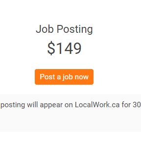 Start the job posting process.