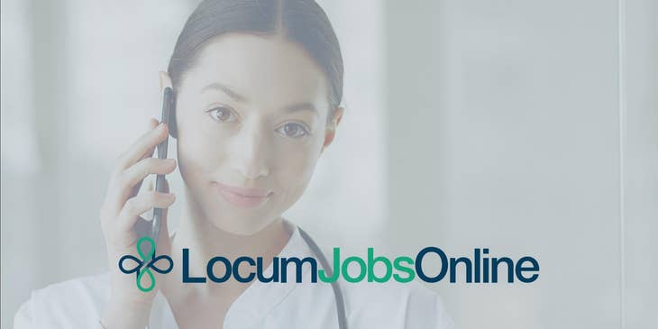 LocumJobsOnline logo.