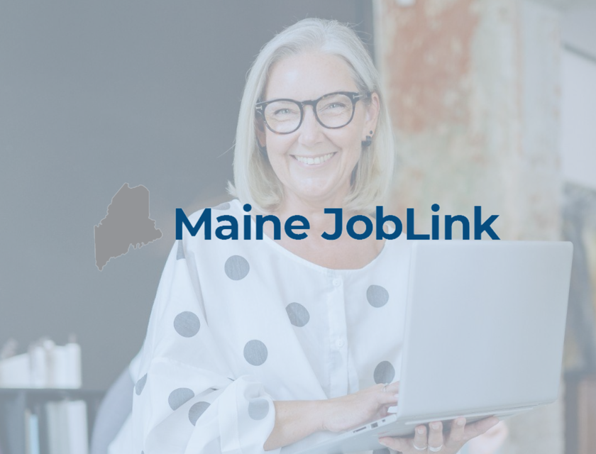 Maine JobLink logo.