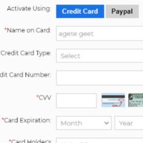 Complete the payment.