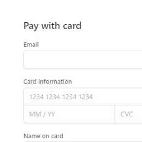 Make the payment.