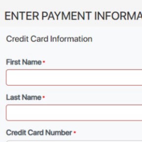 Enter your billing information.