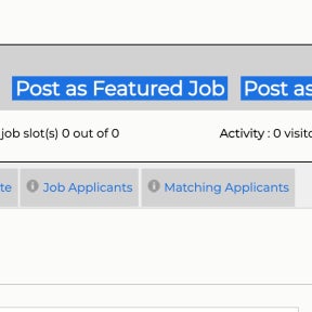 Publish your job post.