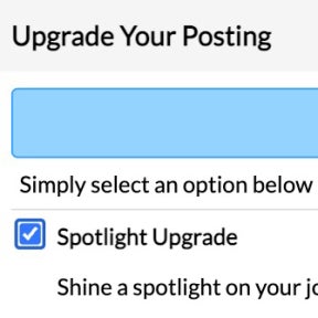 Select optional upgrades.
