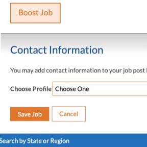 Boost your job post.