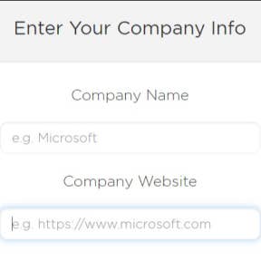 Create a company profile.