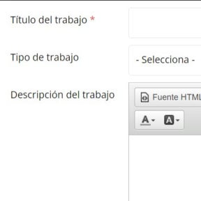 Rellena el formulario.