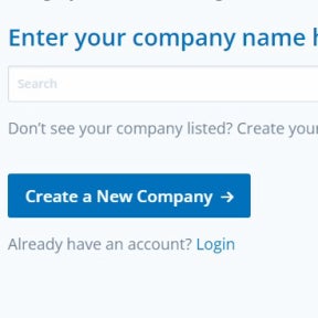 Click on "Create a New Company."