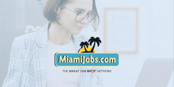 MiamiJobs.com logo.