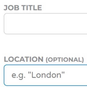 Create your job post.