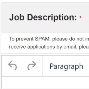 Create your job post.