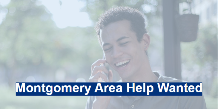 Montgomery Area Help Wanted logo.