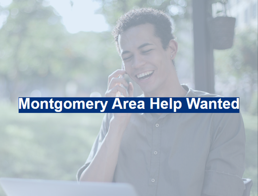 Montgomery Area Help Wanted logo.