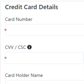 Finalize your order.