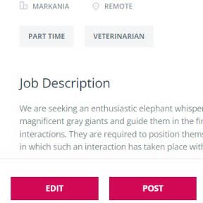 Review your job ad.