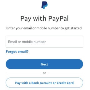 Complete the payment.