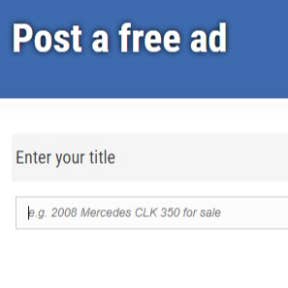 Name your ad.