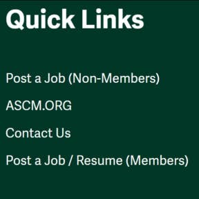 Navigate to the ASCM Calgary Forum home page.