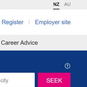 Navigate to the SEEK home page.