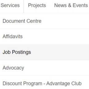 Navigate to the TCA home page.