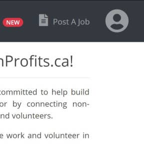 Navigate to the WorkInNonProfits.ca home page.