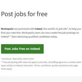Navigate to the Workopolis home page.