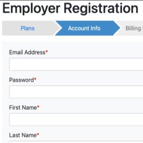 Register your account.