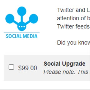 Select additional job post upgrades.