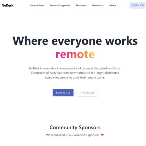 How to Post a Job on NoDesk: