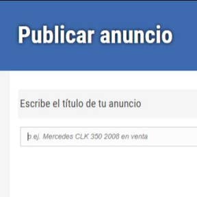Nombra tu anuncio.