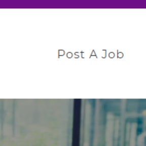 Start the job posting process by selecting "Post A Job."