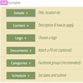 Create your job post.