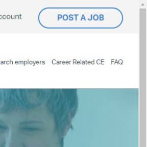 Click "Post a Job" on the home page.