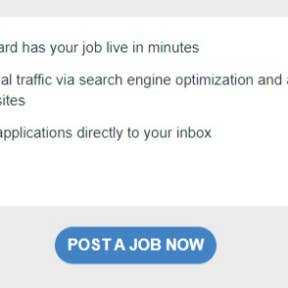 Click "Post a Job Now."