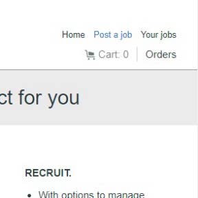 Click "Post a Job."