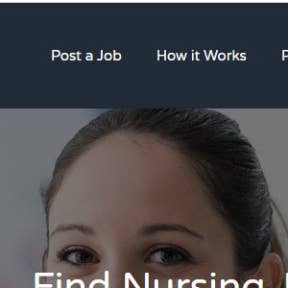 Click on "Post a Job" on the home page.