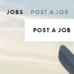 Click on "POST A JOB."