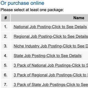 Complete the payment and post your job ad.