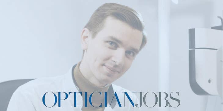 Optician Jobs logo.