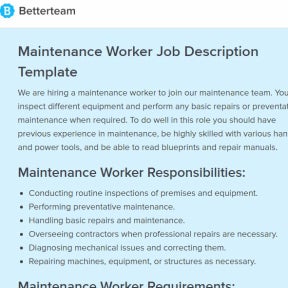 Outline the responsibilities and requirements of the role.