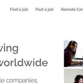 Click "Post a Job" on the home page.