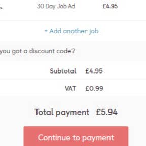 Purchase and publish your job ad.