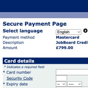 Pay for your job post.