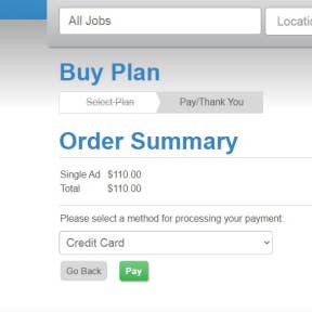 Pay for your plan.