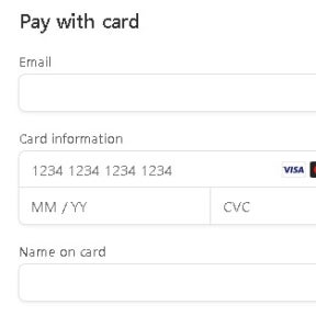 Pay via Stripe.