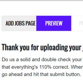 Preview your post.