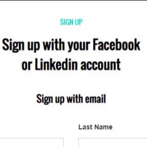 Sign up for an account.