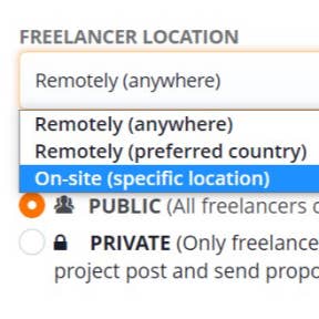 Select advanced options.