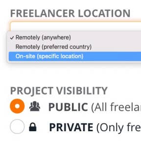 Select advanced options.