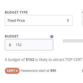 Set a budget.
